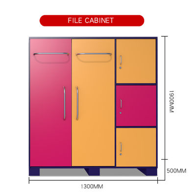 Cold-rolled κρεβατοκάμαρα γραφείο αποθήκευσης χάλυβα με τις πόρτες 0.6mm