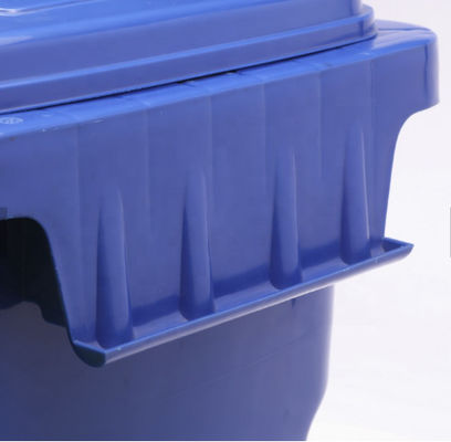 EN 840 ορθογώνια δοχεία αποθήκευσης ανακύκλωσης με το καπάκι, αποθήκευση ανακύκλωσης ISO9001 έξω