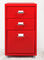 ISO9001 3 ντουλάπια αρχειοθέτησης γραφείων συρταριών 0.4mm 1.2mm