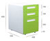 4 ντουλάπια αρχειοθέτησης γραφείων συρταριών ISO9001 0.4mm 1.2mm